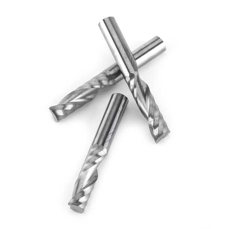 Hilitand 5pcs 6mm Shank End Mills Tungsten Carbide Single Flute Spiral Milling Cutters CNC Milling Bits - Image 5